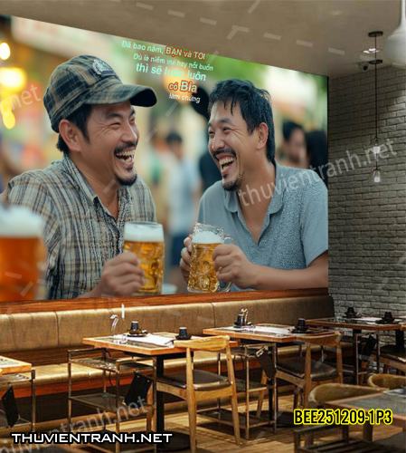 Tranh dán tường Quán Bia, Quán Nhậu- BEE251209-1P3 - Kết quả tìm kiếm tranh tường